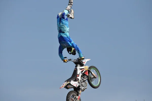 Motocross acrobatique — Photo