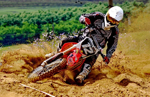 Campeonato de Rusia de motocross motocicletas y vehículos todo terreno Fotos de stock libres de derechos