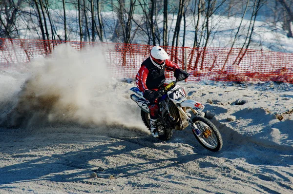 Vinter racing — Stockfoto