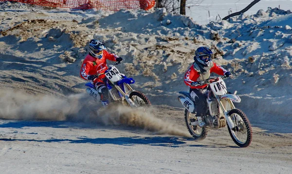 Winter racing — Stock Photo, Image