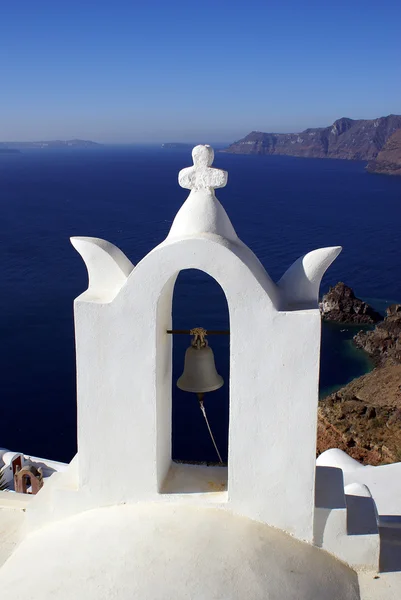 Grecki prawosławny dzwonnica — Zdjęcie stockowe