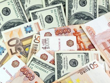 dolar, EUR ve ruble
