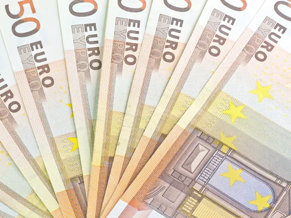 Heap from euro — Stock Photo, Image