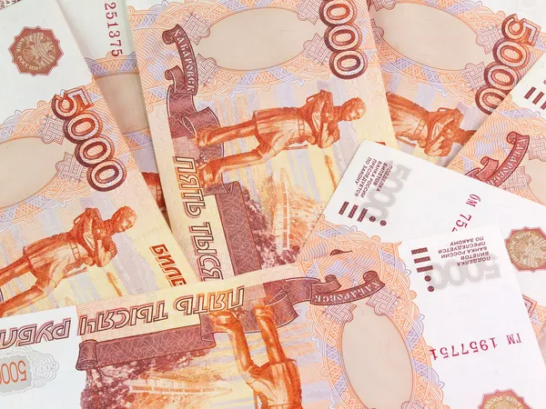 Tausend russische Rubel — Stockfoto