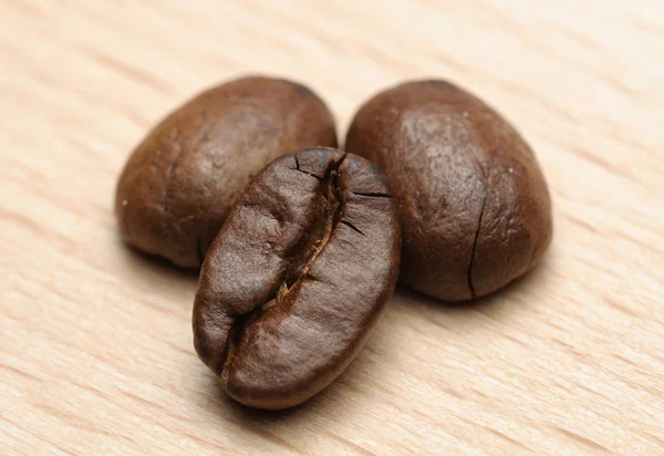 Three Coffe beans — Stock Photo, Image