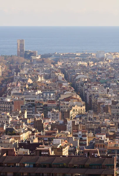 Vista sulla città di Barcellona, Spagna . — Foto Stock