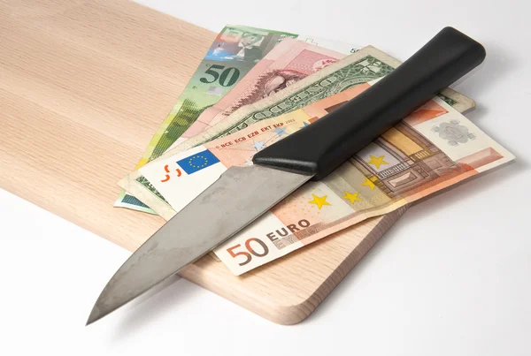 stock image Cutting the budget