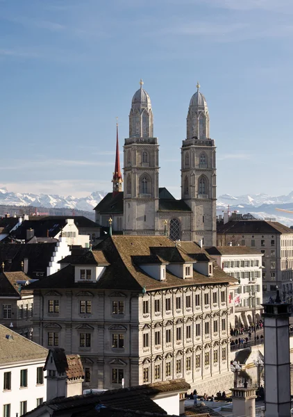 Grossmuenster i Zürich — Stockfoto