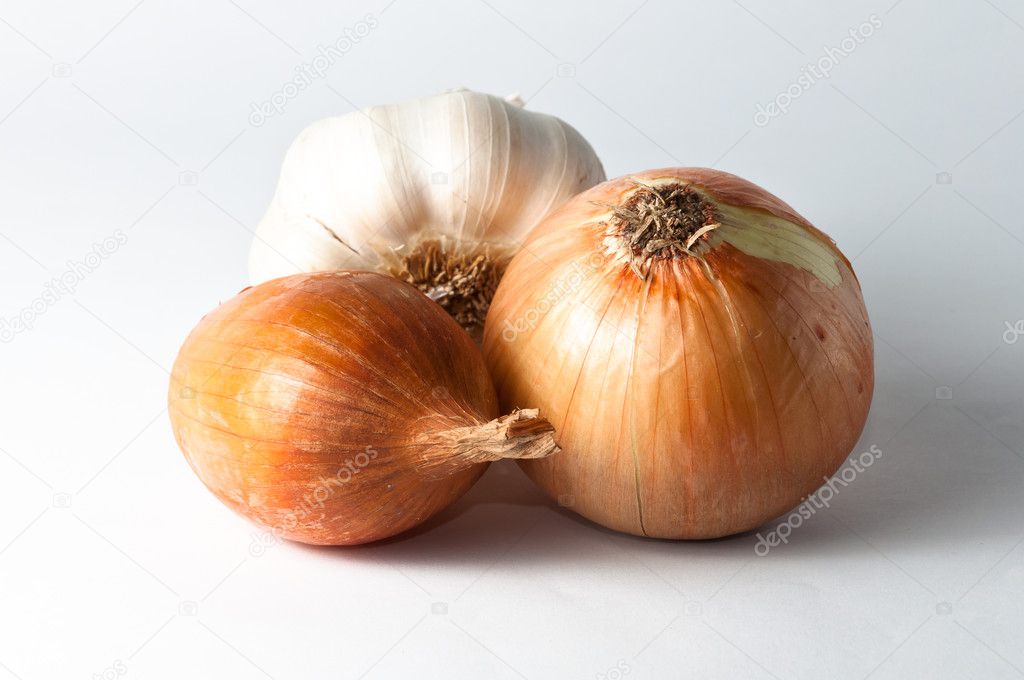 Garlic onion and shallot
