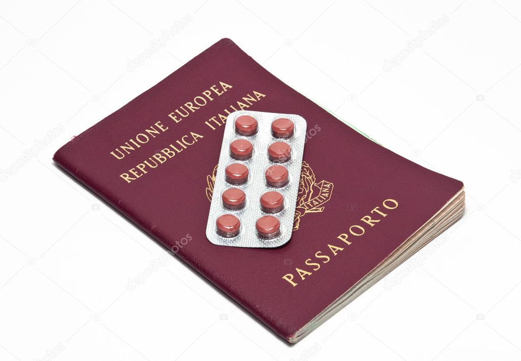 Passport and pills