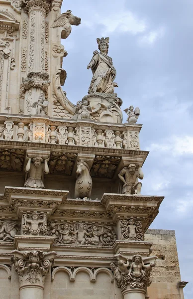 Detail of Lecce Basilica — Stock Photo, Image