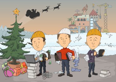 Builders clipart