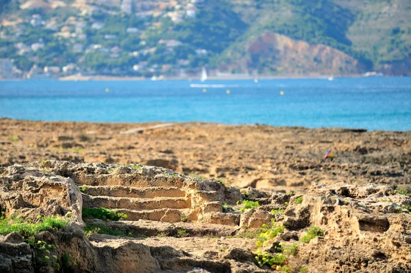Traumhafte Mittelmeerküste im Sommer — Stockfoto
