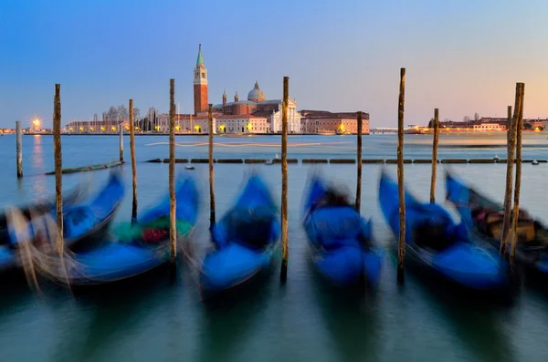 Gondole v Benátkách - Itálie — Stock fotografie
