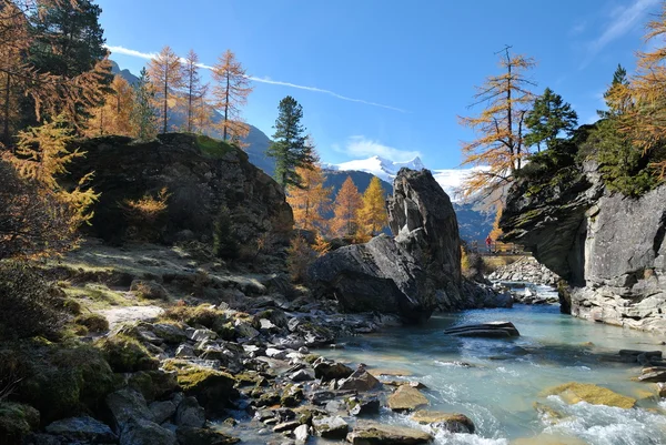 Mountain landscape in autumn — Stock Photo, Image
