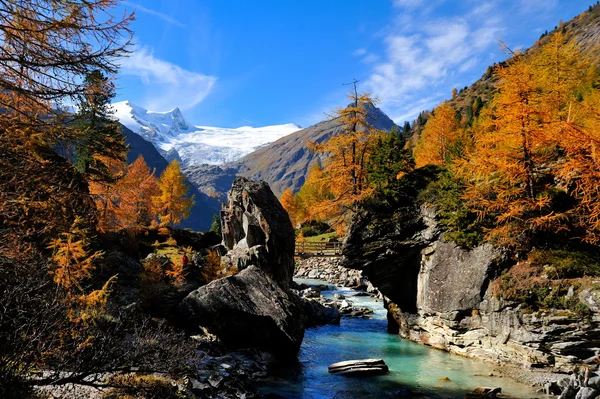 Paisaje de montaña en otoño —  Fotos de Stock