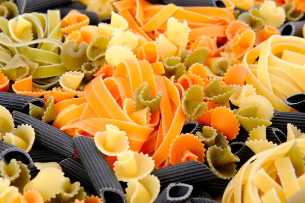 stock image Colorful uncooked pasta