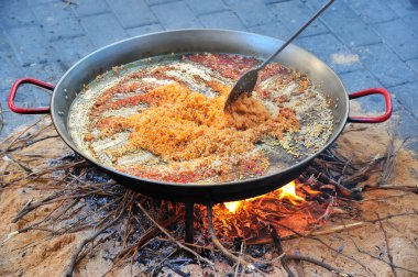 paella - İspanyolca geleneksel gıda