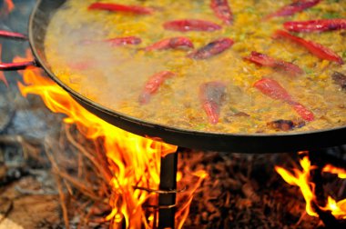 paella - İspanyolca geleneksel gıda