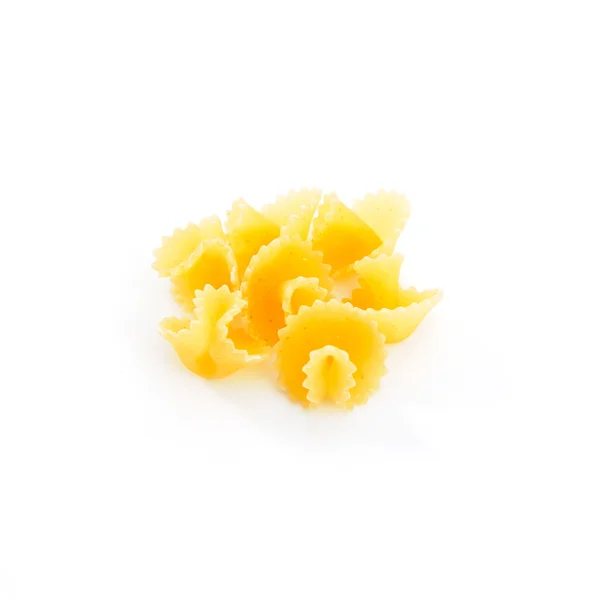 Närbild av okokt pasta — Stockfoto