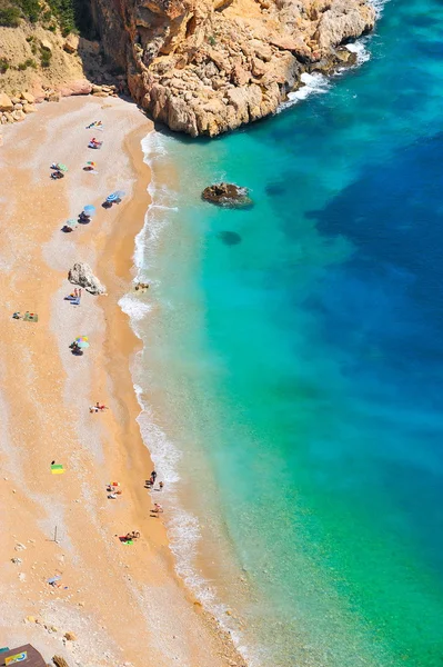 stock image Gorgeous mediterranean coast beach