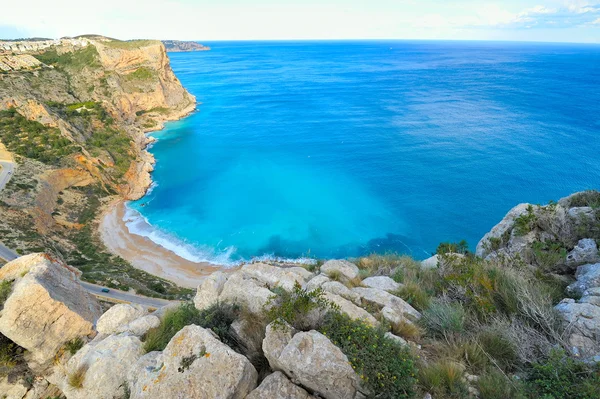 stock image Gorgeous mediterranean coast beach