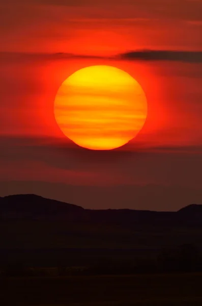 Krásný západ slunce — Stock fotografie