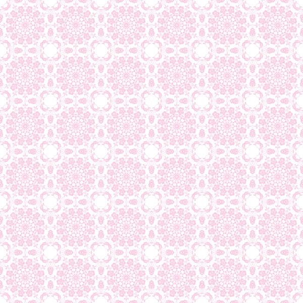Бесшовный бледно-розовый калейдоскоп Мандала Фон Обои — стоковое фото
