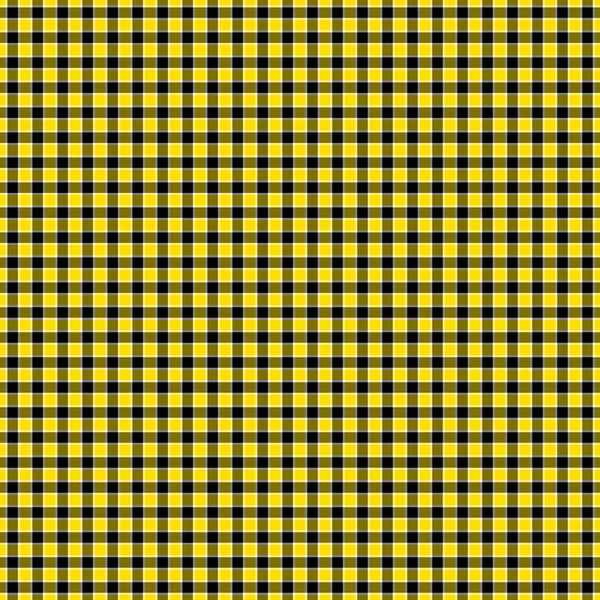 Fondo de pantalla de fondo a cuadros sin costuras negro, amarillo y blanco —  Fotos de Stock