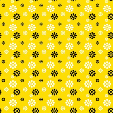 Seamless Bright Floral Background clipart