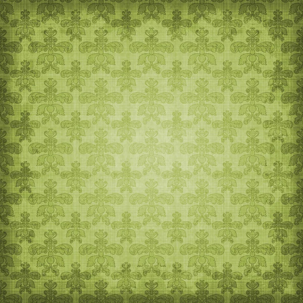 Skuggade grön damast bakgrundsbild — Stockfoto