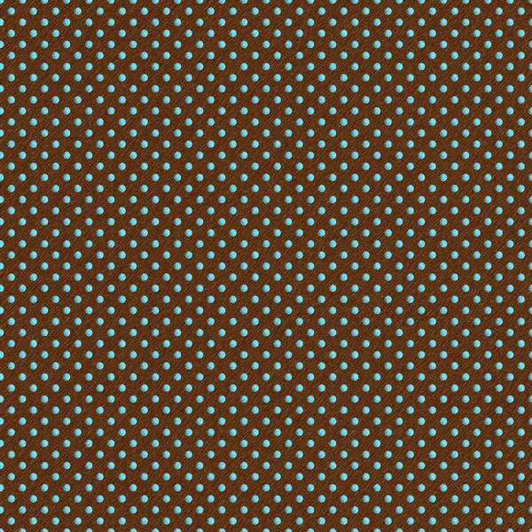 Seamless Aqua Dots on Brown — Stock Photo, Image