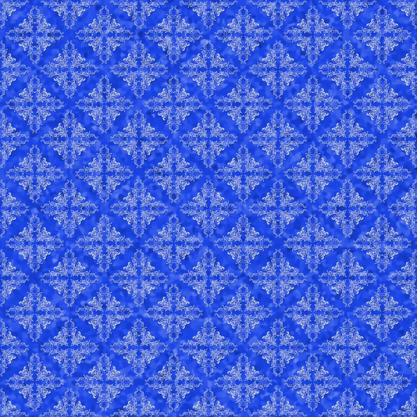 Niebieski idealna biały koronkowy tło — Zdjęcie stockowe