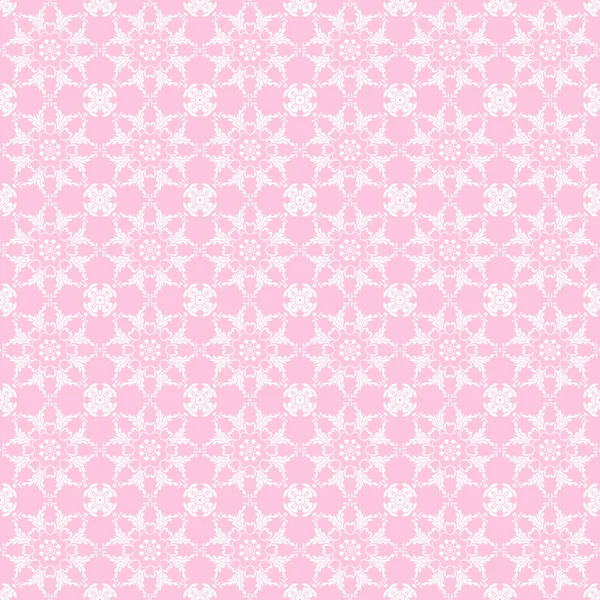 Dětské růžové & bílé kaleidoskop — Stock fotografie