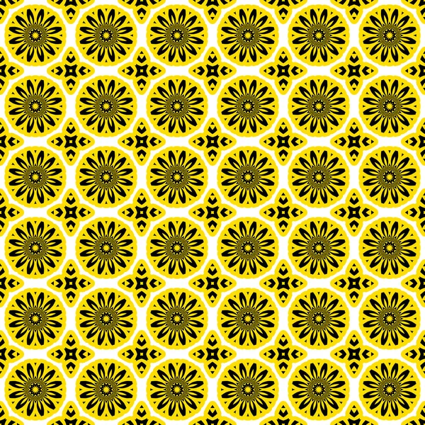 Seamless Sunflower Background — Stock Photo, Image