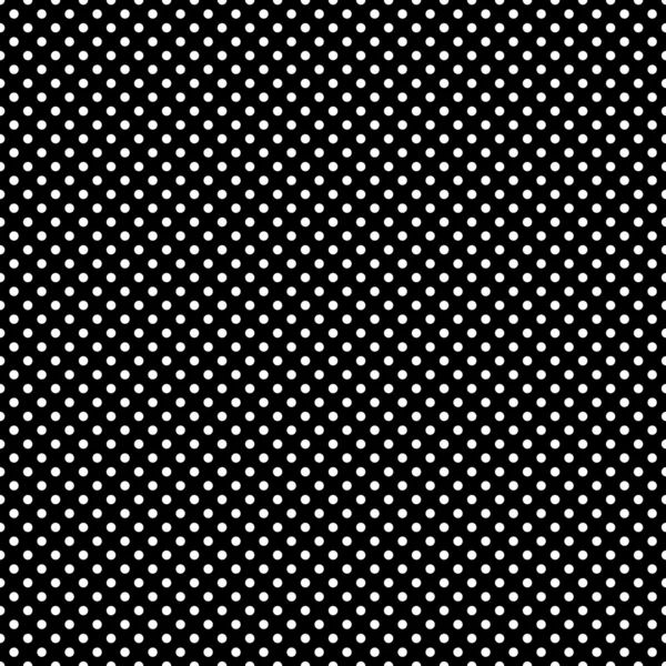 Άνευ ραφής άσπρες κουκκίδες σε μαύρο Εικόνα Αρχείου