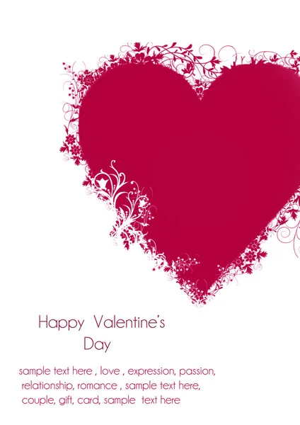 Valentine's Day Card. — Stock Photo, Image