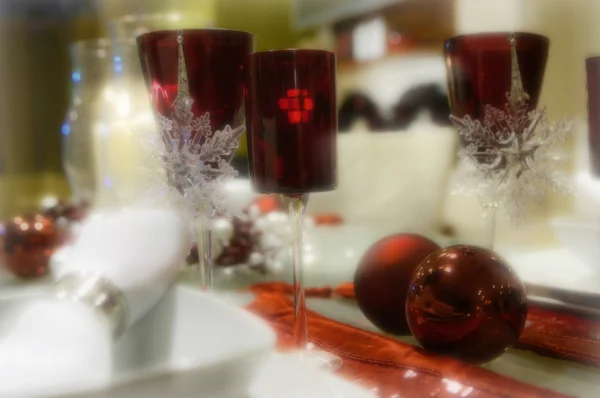 クリスマステーブル — ストック写真