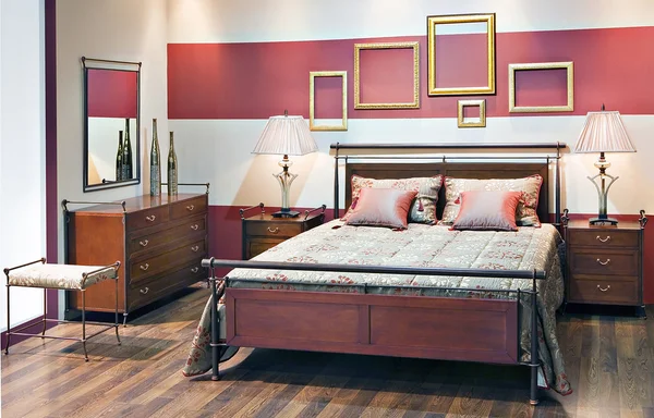 Romantiskt sovrum — Stockfoto