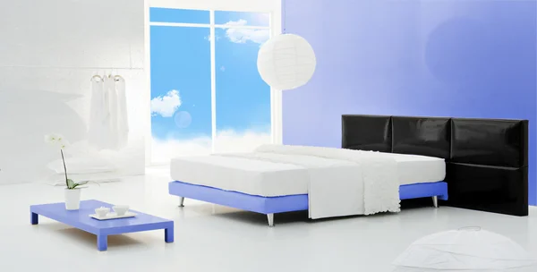 Minimales Schlafzimmer — Stockfoto