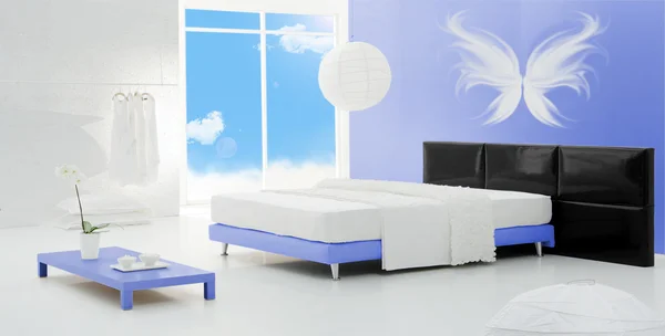 Minimale slaapkamer — Stockfoto