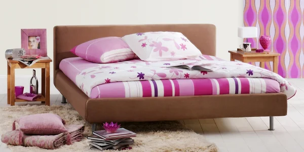 Kvinnliga sovrum — Stockfoto