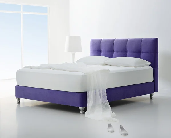 Dormitorio romántico minimalista —  Fotos de Stock