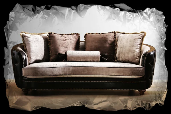 Carta divano vintage — Foto Stock