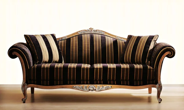 Ročník gauč nebo pohovka — Stock fotografie