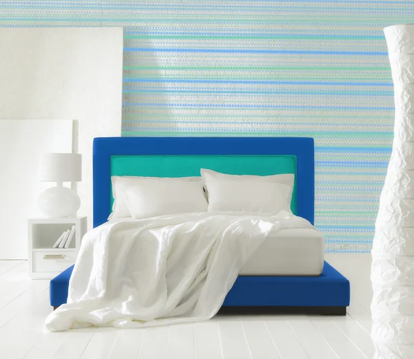 Dormitorio colorido minimalista — Foto de Stock