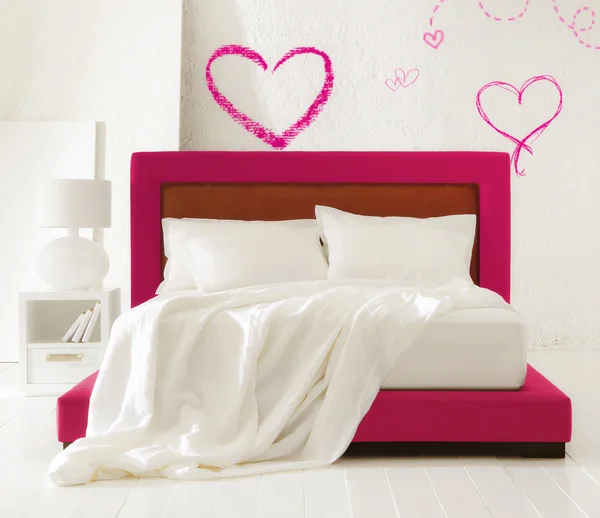 Sypialnia miłości — Zdjęcie stockowe