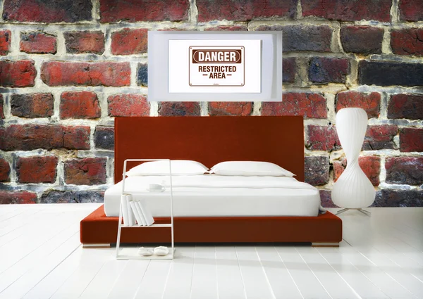 Industrial bedroom — Stock Photo, Image