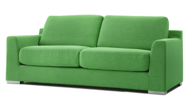 Green couch — Stock Photo, Image