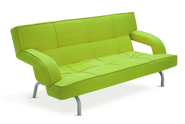 绿色沙发 — 图库照片